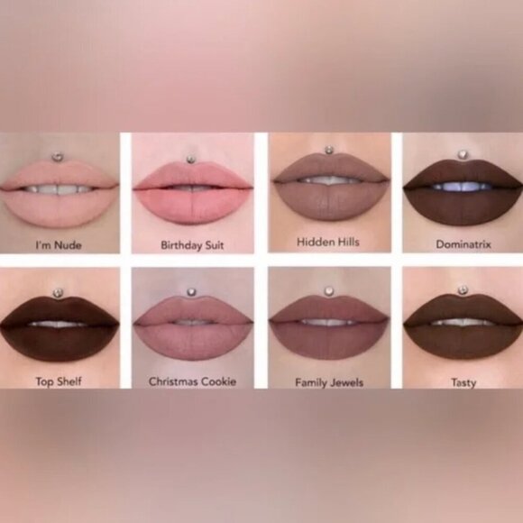 JEFFREE STAR Mini Velour Liquid Lipstick Volume 2 Nudes - Picture 2 of 8